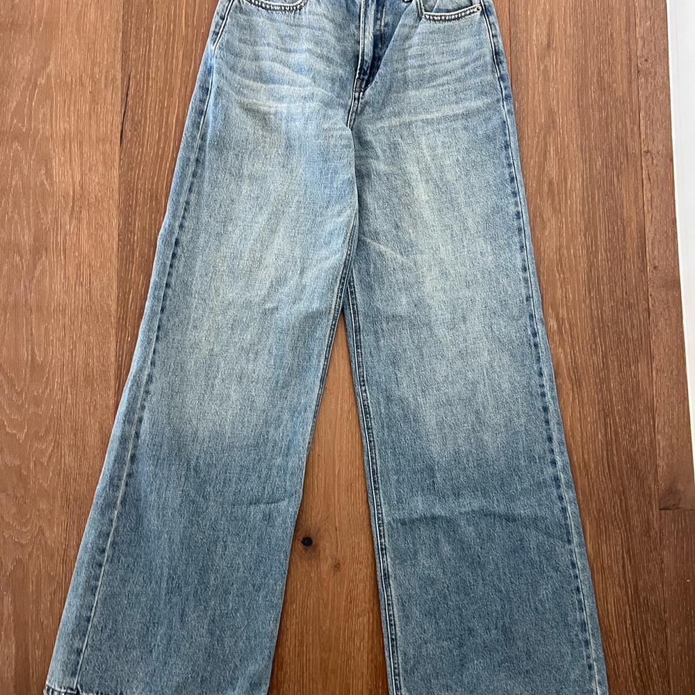 Fashion Nova Light Blue Flare Jeans